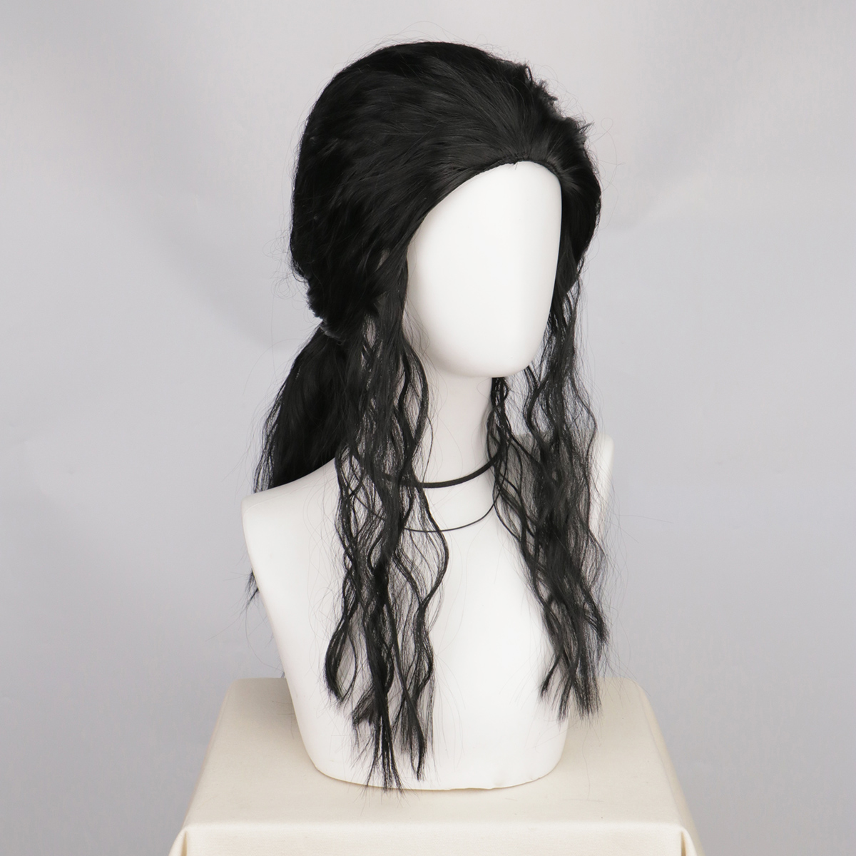 マイケル・ジャクソンコスプレウィッグまたはメガネ MJ ロン - Anime Cosplay Long Black Hair のレビューと価格