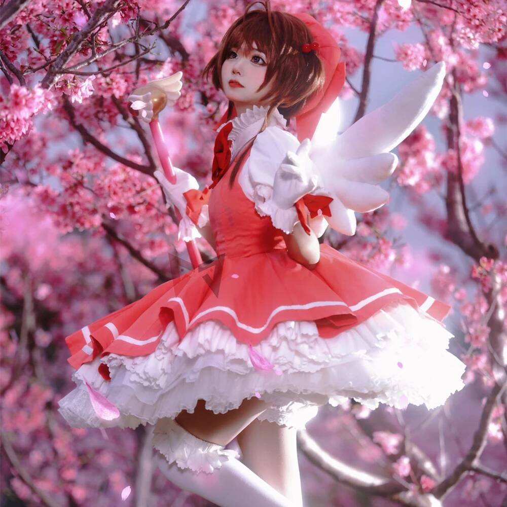 MMGG 新カードキャプターコスプレサクラオエスコスプレ衣装 - Anime Cosplay Easy のレビューと価格