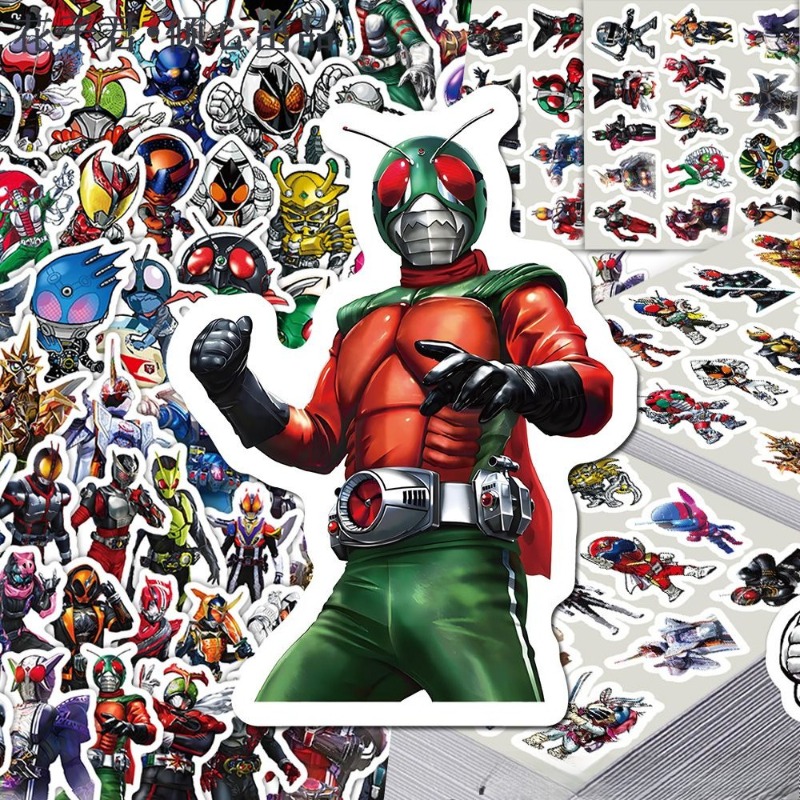 103 個仮面ライダーインス美的かわいい漫画ステッカー防水  - Anime Cosplay Cute のレビューと価格